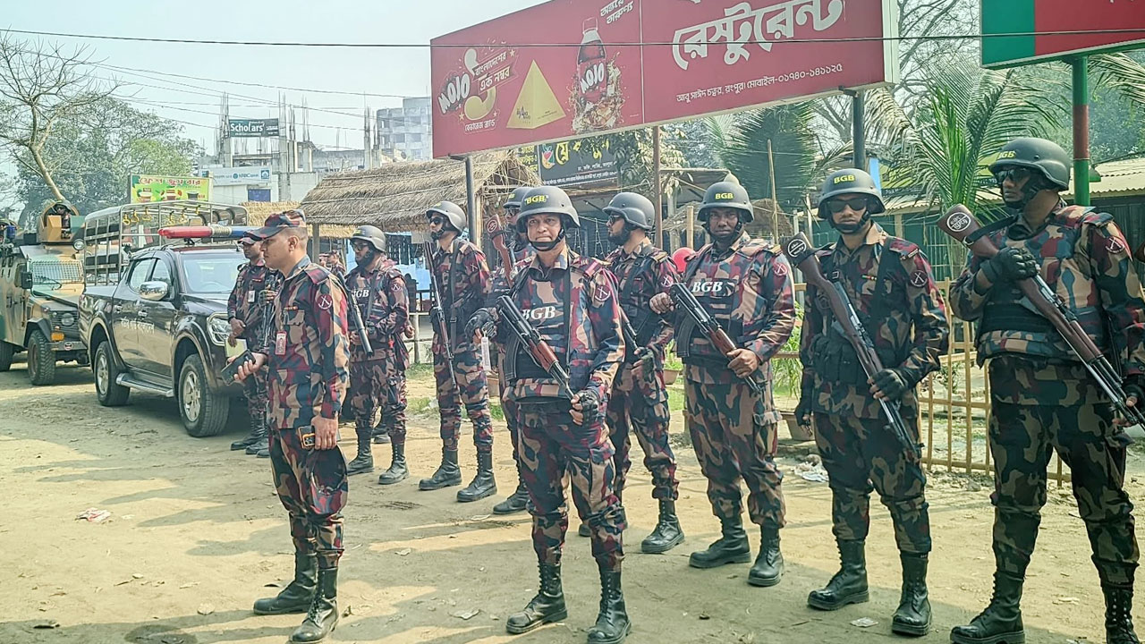 নির্বাচন ঘিরে রংপুর অঞ্চলে ৩ হাজার বিজিবি মোতায়েন