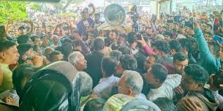 মিছিল স্লোগানে উত্তাল রংপুর, ভোট পুনর্গণনার দাবিতে ডিসি অফিস ঘেরাও