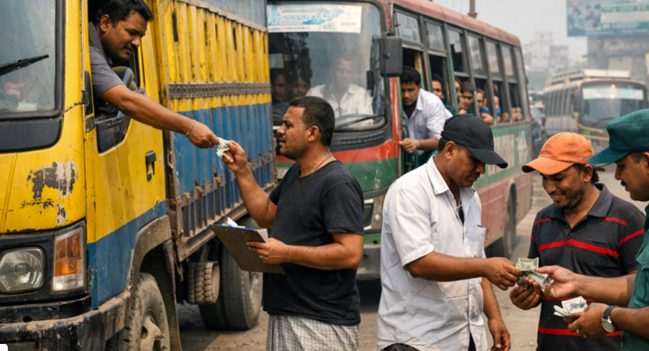 পরিবহন খাতে প্রতিদিন প্রায় ১০০ কোটি টাকার চাঁদাবাজি, বিতর্কে মন্ত্রীর বক্তব্য