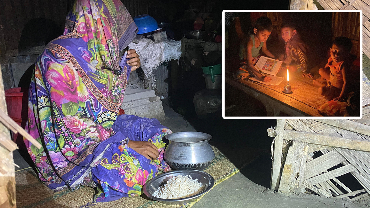 পচা ভাত খেয়েই সেহরি-ইফতার, তিন সন্তান নিয়ে দিশেহারা বিধবা আয়েশা