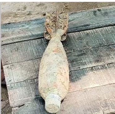 মুক্তিযুদ্ধের সময়কার একটি পরিত্যক্ত মর্টারশেল উদ্ধার