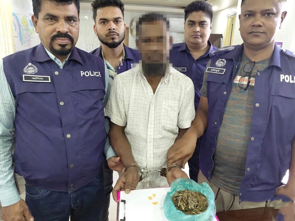 ভোলায় মাদকবিরোধী অভিযানে ইয়াবা-গাঁজাসহ আটক ১