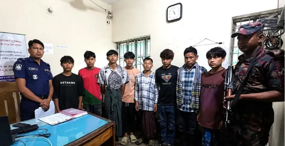 নাইক্ষ্যংছড়ি সীমান্তে অনুপ্রবেশ করা মিয়ানমারের ১১ নাগরিক আটক: ৮ জনের বিরুদ্ধে মামলা, ৩ জন পুশব্যাক